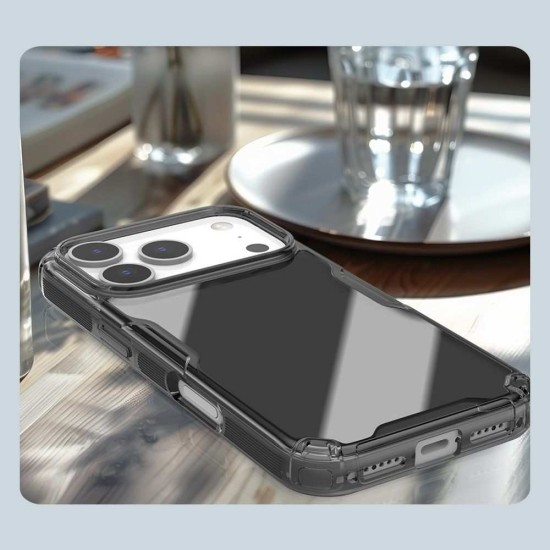 Husa Nillkin Nature TPU PRO pentru Apple iPhone 17 Pro, Transparentă (Negru) Husa Nillkin Nature TPU PRO pentru Apple iPhone 17 Pro, Transparentă (Negru) (Bakr, 57983127780) by www.silkase.ro