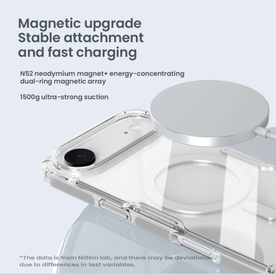 Husa Nillkin Nature TPU PRO Magnetică (MagSafe) pentru Apple iPhone Air, Transparentă (Negru) Husa Nillkin Nature TPU PRO Magnetică (MagSafe) pentru Apple iPhone Air, Transparentă (Negru) (Bakr, 57983127783) by www.silkase.ro