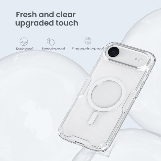 Husa Nillkin Nature TPU PRO Magnetică (MagSafe) pentru Apple iPhone Air, Transparentă (Negru) Husa Nillkin Nature TPU PRO Magnetică (MagSafe) pentru Apple iPhone Air, Transparentă (Negru) (Bakr, 57983127783) by www.silkase.ro