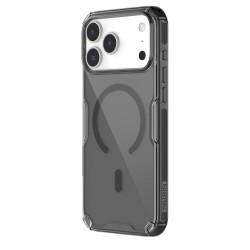 Husa Nillkin Nature TPU PRO Magnetică (MagSafe) pentru Apple iPhone 17 Pro Max, Transparentă (Negru) Husa Nillkin Nature TPU PRO Magnetică (MagSafe) pentru Apple iPhone 17 Pro Max, Transparentă (Negru)