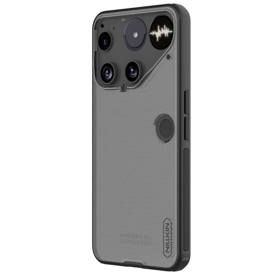 Husa Nillkin Super Frosted PRO pentru Nothing Phone 3, Transparentă (Negru) (Bakr, 57983128082) by www.silkase.ro