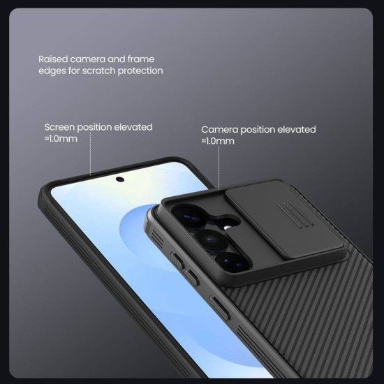 Husă Nillkin CamShield PRO Hard pentru Samsung Galaxy S26+ Negru (S26 Plus, 57983129400) by www.silkase.ro