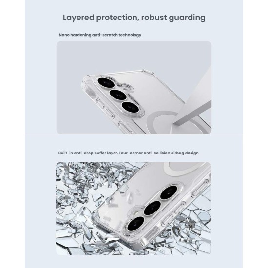 Husă Magnetică Nillkin Nature TPU PRO pentru Samsung Galaxy S26+ Transparent Husă Magnetică Nillkin Nature TPU PRO pentru Samsung Galaxy S26+ Transparent (S26 Plus, 57983129419) by www.silkase.ro