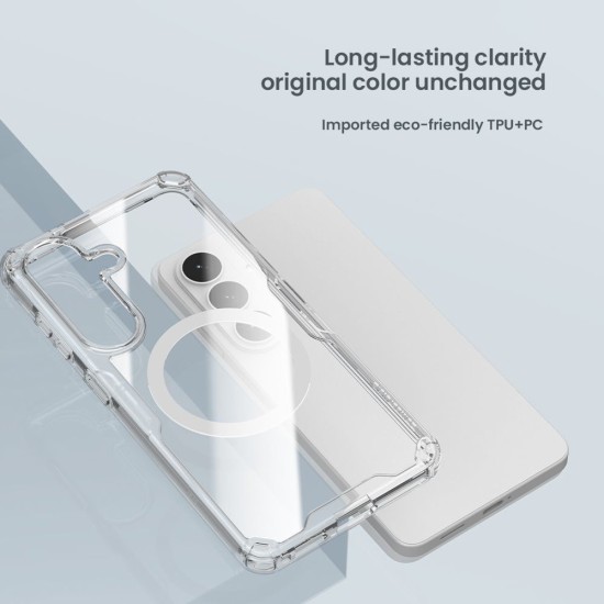 Husă Magnetică Nillkin Nature TPU PRO pentru Samsung Galaxy S26+ Transparent Husă Magnetică Nillkin Nature TPU PRO pentru Samsung Galaxy S26+ Transparent (S26 Plus, 57983129419) by www.silkase.ro