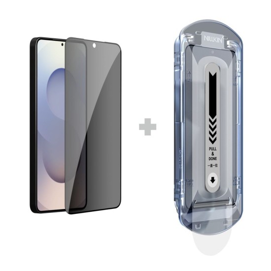 Folie sticlă Nillkin Guardian 0.25mm 2.5D pentru Samsung Galaxy S26+ Negru (cu aplicator) (S26 Plus, 57983129406) by www.silkase.ro