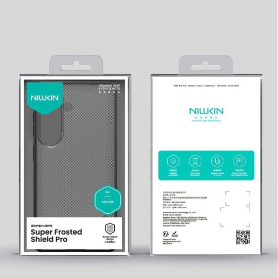 Husă Nillkin Super Frosted PRO pentru Samsung Galaxy S26 Negru Transparent Husă Nillkin Super Frosted PRO pentru Samsung Galaxy S26 Negru Transparent (S26, 57983129421) by www.silkase.ro