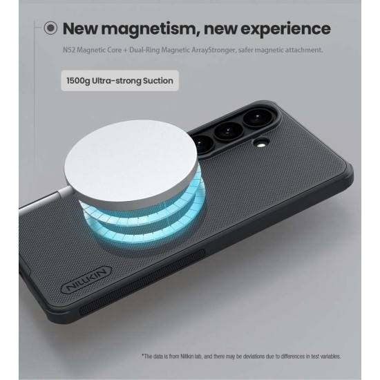 Husă Magnetică Nillkin Super Frosted PRO pentru Samsung Galaxy S26 Negru (S26, 57983129426) by www.silkase.ro