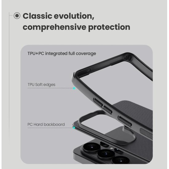 Husă Magnetică Nillkin Super Frosted PRO pentru Samsung Galaxy S26 Ultra Negru Husă Magnetică Nillkin Super Frosted PRO pentru Samsung Galaxy S26 Ultra Negru (S26 Ultra, 57983129430) by www.silkase.ro