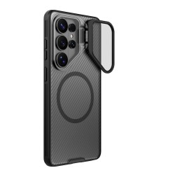 Husă Magnetică Nillkin CamShield Prop pentru Samsung Galaxy S26 Ultra Negru Transparent Husă Magnetică Nillkin CamShield Prop pentru Samsung Galaxy S26 Ultra Negru Transparent