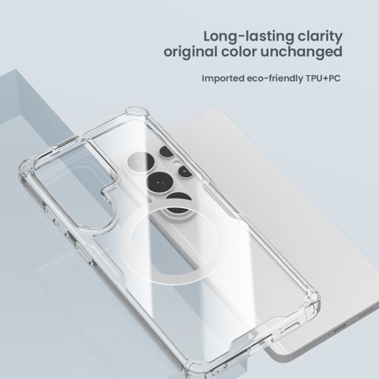 Husă Magnetică Nillkin Nature TPU PRO pentru Samsung Galaxy S26 Ultra Transparent Husă Magnetică Nillkin Nature TPU PRO pentru Samsung Galaxy S26 Ultra Transparent (S26 Ultra, 57983129829) by www.silkase.ro