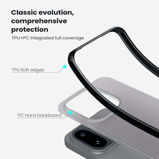 Husă spate Nillkin Super Frosted PRO pentru OnePlus 15 Negru Transparent (OnePlus 15, 57983129579) by www.silkase.ro