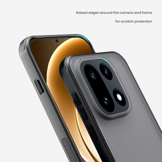 Husă spate Nillkin Super Frosted PRO pentru OnePlus 15 Negru Transparent (OnePlus 15, 57983129579) by www.silkase.ro