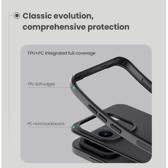 Husă spate Nillkin Super Frosted PRO Magnetic pentru OnePlus 15 Negru (OnePlus 15, 57983129061) by www.silkase.ro