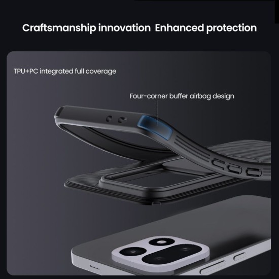 Husă rigidă Nillkin CamShield PRO pentru OnePlus 15 Negru (OnePlus 15, 57983129576) by www.silkase.ro