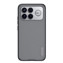 Husă spate Nillkin Super Frosted PRO pentru Poco F8 Ultra Negru Transparent