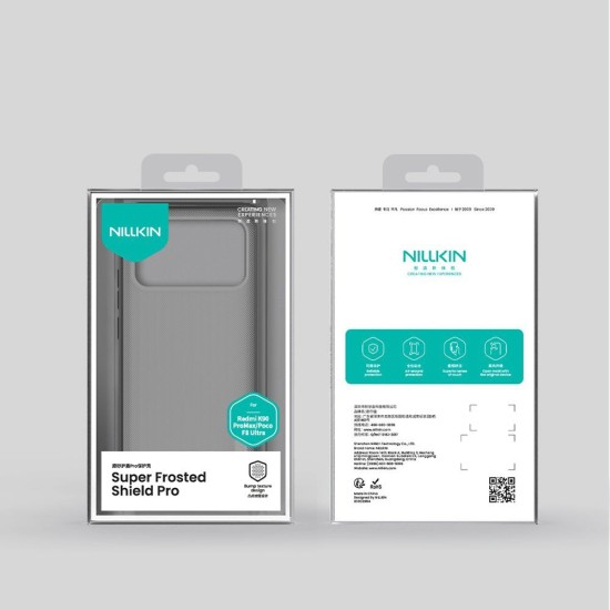 Husă spate Nillkin Super Frosted PRO pentru Poco F8 Ultra Negru Transparent Husă spate Nillkin Super Frosted PRO pentru Poco F8 Ultra Negru Transparent (Poco F8 Ultra, 57983129439) by www.silkase.ro