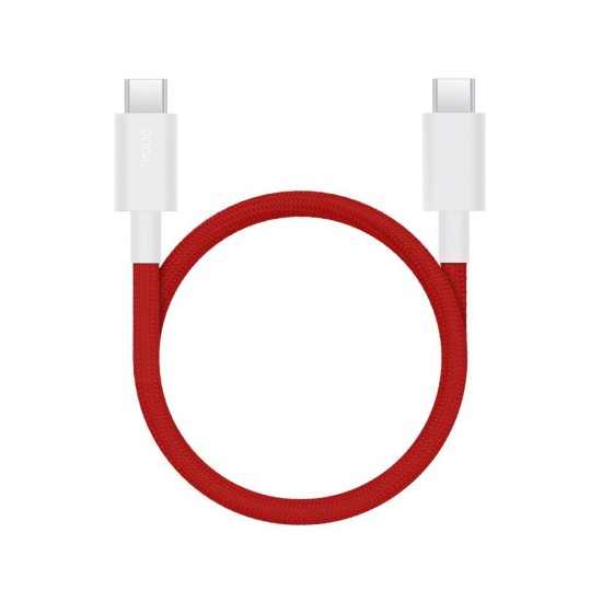Cablu de Date Magnetic Original OnePlus SUPERVOOC USB-C la USB-C, 10A, 1.2m, Roșu Cablu de Date Magnetic Original OnePlus SUPERVOOC USB-C la USB-C, 10A, 1.2m, Roșu (Bakr, 5461100660) by www.silkase.ro