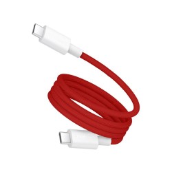 Cablu de Date Magnetic Original OnePlus SUPERVOOC USB-C la USB-C, 10A, 1.2m, Roșu Cablu de Date Magnetic Original OnePlus SUPERVOOC USB-C la USB-C, 10A, 1.2m, Roșu