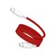 Cablu de Date Magnetic Original OnePlus SUPERVOOC USB-C la USB-C, 10A, 1.2m, Roșu Cablu de Date Magnetic Original OnePlus SUPERVOOC USB-C la USB-C, 10A, 1.2m, Roșu (Bakr, 5461100660) by www.silkase.ro