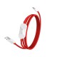 Cablu de Date 2-în-1 OnePlus SUPERVOOC (USB-A/USB-C), 8A, 1.2m, Roșu Cablu de Date 2-în-1 OnePlus SUPERVOOC (USB-A/USB-C), 8A, 1.2m, Roșu (Bakr, OP2IN1SPVCABLE) by www.silkase.ro
