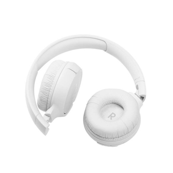 Căști On-Ear Bluetooth JBL Tune T510, Albe (Bakr, JBLT510BTWHT) by www.silkase.ro
