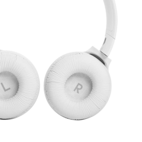 Căști On-Ear Bluetooth JBL Tune T510, Albe (Bakr, JBLT510BTWHT) by www.silkase.ro