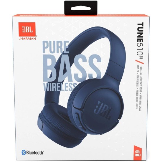 Casti Bluetooth JBL Tune T510 Blue Casti Bluetooth JBL Tune T510 Blue (Bakr, JBLT510BTBLUEU) by www.silkase.ro