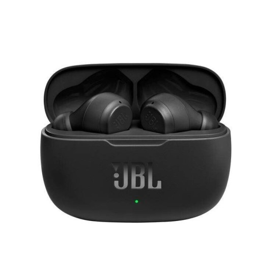Căști Wireless TWS JBL Wave 200, Negre (Bakr, W200TWSBLK) by www.silkase.ro