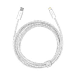 Cablu Baseus Dynamic Series USB-C la Lightning, 20W, 2m, Alb (CALD000102) Cablu Baseus Dynamic Series USB-C la Lightning, 20W, 2m, Alb (CALD000102)