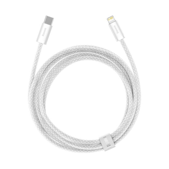 Cablu Baseus Dynamic Series USB-C la Lightning, 20W, 2m, Alb (CALD000102) Cablu Baseus Dynamic Series USB-C la Lightning, 20W, 2m, Alb (CALD000102) (Cabluri Telefon, CALD000102) by www.silkase.ro