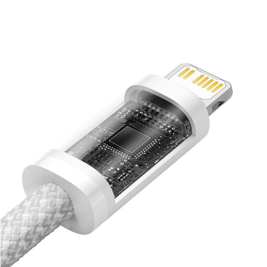 Cablu Baseus Dynamic Series USB-C la Lightning, 20W, 2m, Alb (CALD000102) Cablu Baseus Dynamic Series USB-C la Lightning, 20W, 2m, Alb (CALD000102) (Cabluri Telefon, CALD000102) by www.silkase.ro