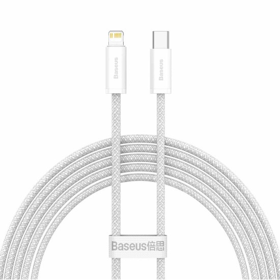 Cablu Baseus Dynamic Series USB-C la Lightning, 20W, 2m, Alb (CALD000102) Cablu Baseus Dynamic Series USB-C la Lightning, 20W, 2m, Alb (CALD000102) (Cabluri Telefon, CALD000102) by www.silkase.ro