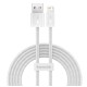 Cablu de Date si Incarcare Baseus Dynamic Series, USB la Lightning, 2.4A, 2m, Alb Cablu de Date si Incarcare Baseus Dynamic Series, USB la Lightning, 2.4A, 2m, Alb (Cabluri Telefon, CALD000502) by www.silkase.ro