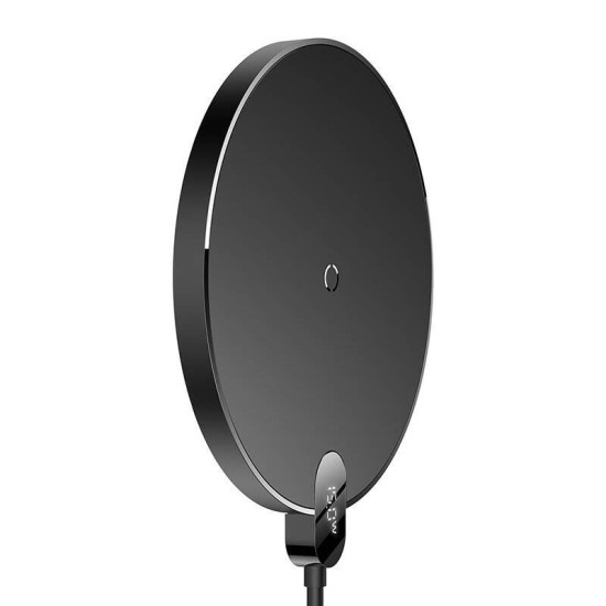 Încărcător Wireless Baseus Digital LED Display Gen 2, 15W, Black (Stylus Pens, CCED000001) by www.silkase.ro