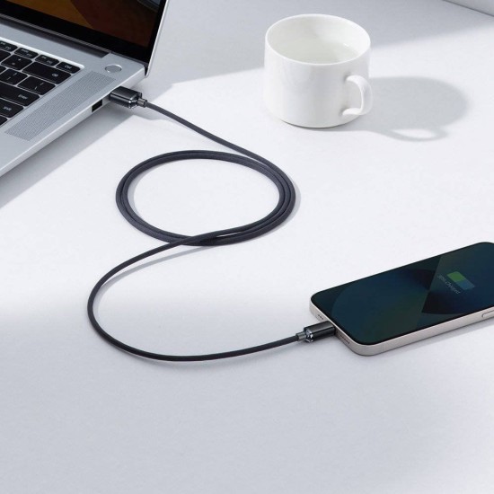 Cablu de Date Baseus Crystal Shine Series USB la Lightning 20W, 1.2m, Black Cablu de Date Baseus Crystal Shine Series USB la Lightning 20W, 1.2m, Black (Cabluri Telefon, CAJY000001) by www.silkase.ro