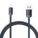 Cablu de Date Baseus Crystal Shine Series USB la Lightning 20W, 1.2m, Black Cablu de Date Baseus Crystal Shine Series USB la Lightning 20W, 1.2m, Black (Cabluri Telefon, CAJY000001) by www.silkase.ro