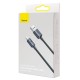 Cablu de Date Baseus Crystal Shine Series USB la Lightning 20W, 1.2m, Black Cablu de Date Baseus Crystal Shine Series USB la Lightning 20W, 1.2m, Black (Cabluri Telefon, CAJY000001) by www.silkase.ro