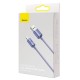 Cablu de Date Baseus Crystal Shine Series, USB la Lightning, 20W, 1.2m, Purple Cablu de Date Baseus Crystal Shine Series, USB la Lightning, 20W, 1.2m, Purple (Stylus Pens, CAJY000005) by www.silkase.ro