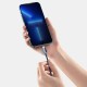 Cablu Date Baseus Crystal Shine Series USB-C la Lightning 20W, 1.2m, Negru (Cabluri Telefon, CAJY000201) by www.silkase.ro
