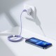 Cablu de Date Baseus Crystal Shine Series USB-C la Lightning, 20W, 1.2m, Purple Cablu de Date Baseus Crystal Shine Series USB-C la Lightning, 20W, 1.2m, Purple (Cabluri Telefon, CAJY000205) by www.silkase.ro