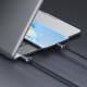 Cablu de Date și Încărcare Baseus Crystal Shine Series, USB la USB-C, 100W, 2m, Black (Cabluri Telefon, CAJY000501) by www.silkase.ro