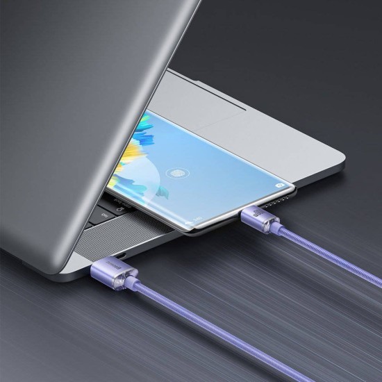 Cablu de Date și Încărcare Baseus Crystal Shine Series, USB la USB-C, 100W, 2m, Purple Cablu de Date și Încărcare Baseus Crystal Shine Series, USB la USB-C, 100W, 2m, Purple (Cabluri Telefon, CAJY000505) by www.silkase.ro