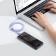 Cablu de Date și Încărcare Baseus Crystal Shine Series, USB-C la USB-C, 100W, 1.2m, Purple Cablu de Date și Încărcare Baseus Crystal Shine Series, USB-C la USB-C, 100W, 1.2m, Purple (Bakr, CAJY000605) by www.silkase.ro