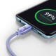 Cablu de Date și Încărcare Baseus Crystal Shine Series, USB-C la USB-C, 100W, 1.2m, Purple Cablu de Date și Încărcare Baseus Crystal Shine Series, USB-C la USB-C, 100W, 1.2m, Purple (Bakr, CAJY000605) by www.silkase.ro