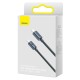 Cablu de Date și Încărcare Baseus Crystal Shine Series USB-C la USB-C, 100W, 2m, Black (Cabluri Telefon, CAJY000701) by www.silkase.ro