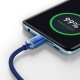 Cablu de Date și Încărcare Baseus Crystal Shine Series, USB-C la USB-C, 100W, 2m, Albastru (Cabluri Telefon, CAJY000703) by www.silkase.ro