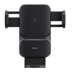 Suport Auto cu Incarcare Wireless Baseus Wisdom Auto Alignment 15W (Air Outlet) Black