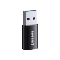 Adaptor Baseus Ingenuity Mini OTG de la USB-C la USB-A Black