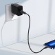 Adaptor Baseus Ingenuity Mini OTG de la USB-C la USB-A Black (Bakr, ZJJQ000101) by www.silkase.ro