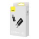 Adaptor Baseus Ingenuity Mini OTG de la USB-C la USB-A Black (Bakr, ZJJQ000101) by www.silkase.ro